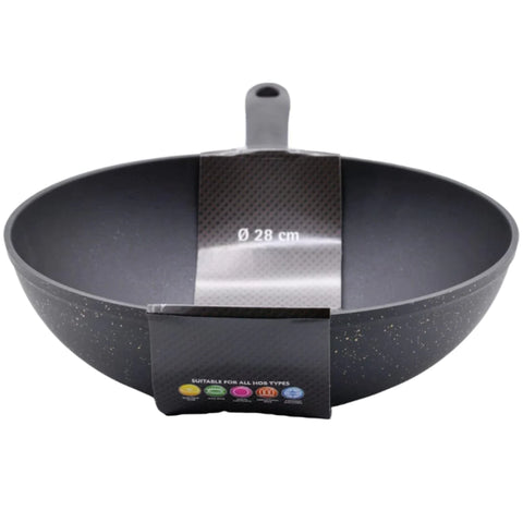 Tigaie wok, Schmitter Stone Premium, inductie, 28 cm