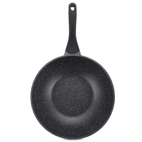 Tigaie wok Royalty Line RL-BW30 , interior marmura