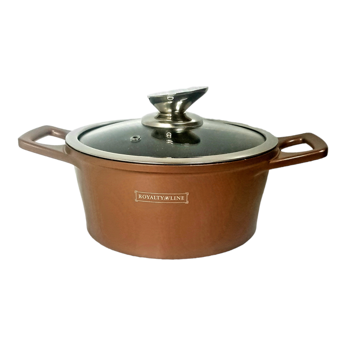Cratita cu Capac 2,5 L Invelis de Marmura, Royalty Line