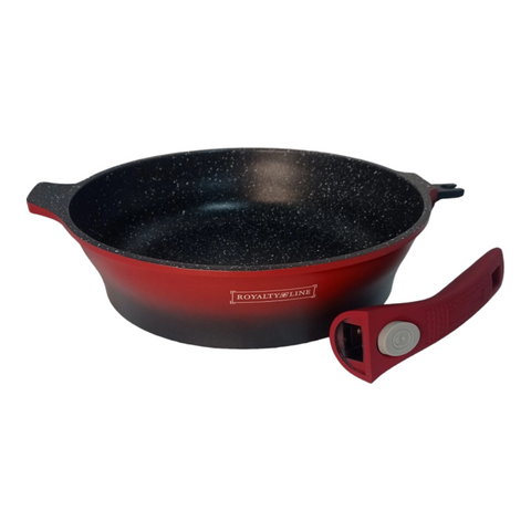 Tigaie cu Invelis de Marmura si maner detasabil, Royalty Line, 28 cm
