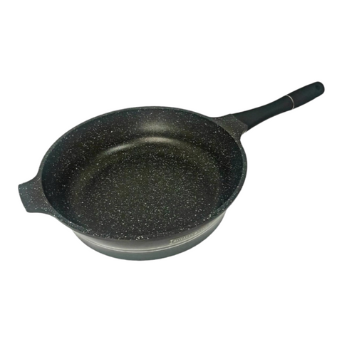 Tigaie cu invelis de marmura si maner detasabil, Royalty Line, 28 cm