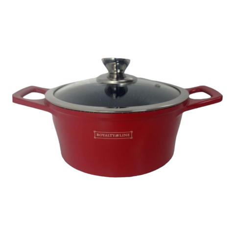 Cratita cu Capac 2,5 L Invelis de Marmura, Royalty Line