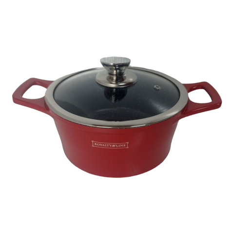 Cratita cu Capac 2,5 L Invelis de Marmura, Royalty Line