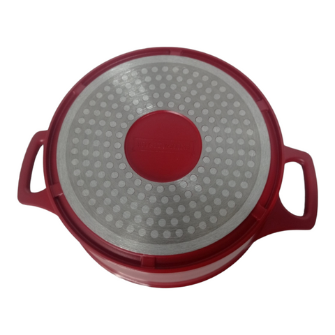 Cratita cu Capac 2,5 L Invelis de Marmura, Royalty Line