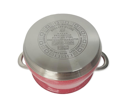 Cratita Inox Royalty line 6,5 L Red