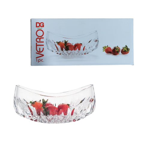Bol oval din sticla rezistenta Vetro, 650 ml
