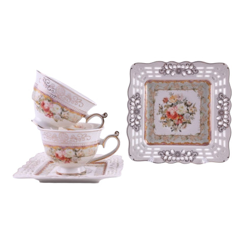 Set 6 cesti cu 6 farfurioare Malooki, Luxury Collection 7505