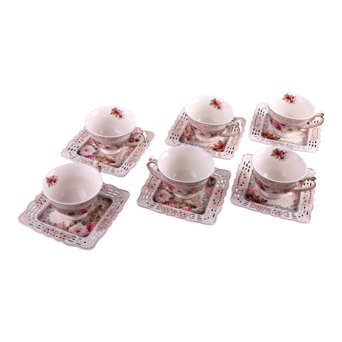 Set 6 cesti cu 6 farfurioare Malooki, Luxury