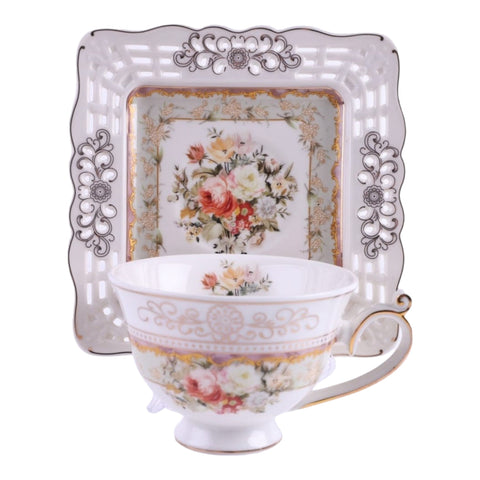 Set 6 cesti cu 6 farfurioare Malooki, Luxury Collection 7505