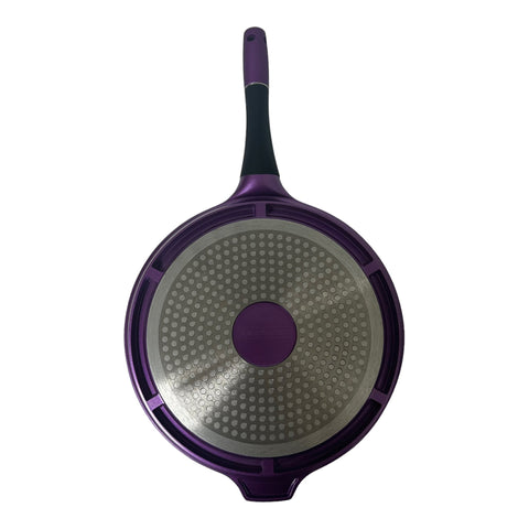 Tigaie cu Invelis de Marmura si maner detasabil, Royalty Line, 28 cm