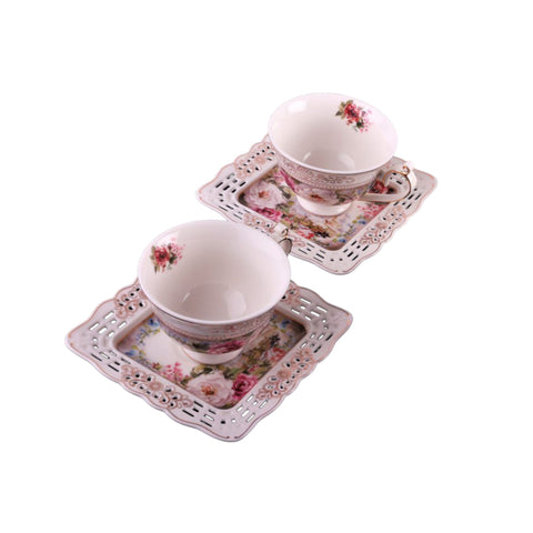 Set 6 cesti cu 6 farfurioare Malooki, Luxury